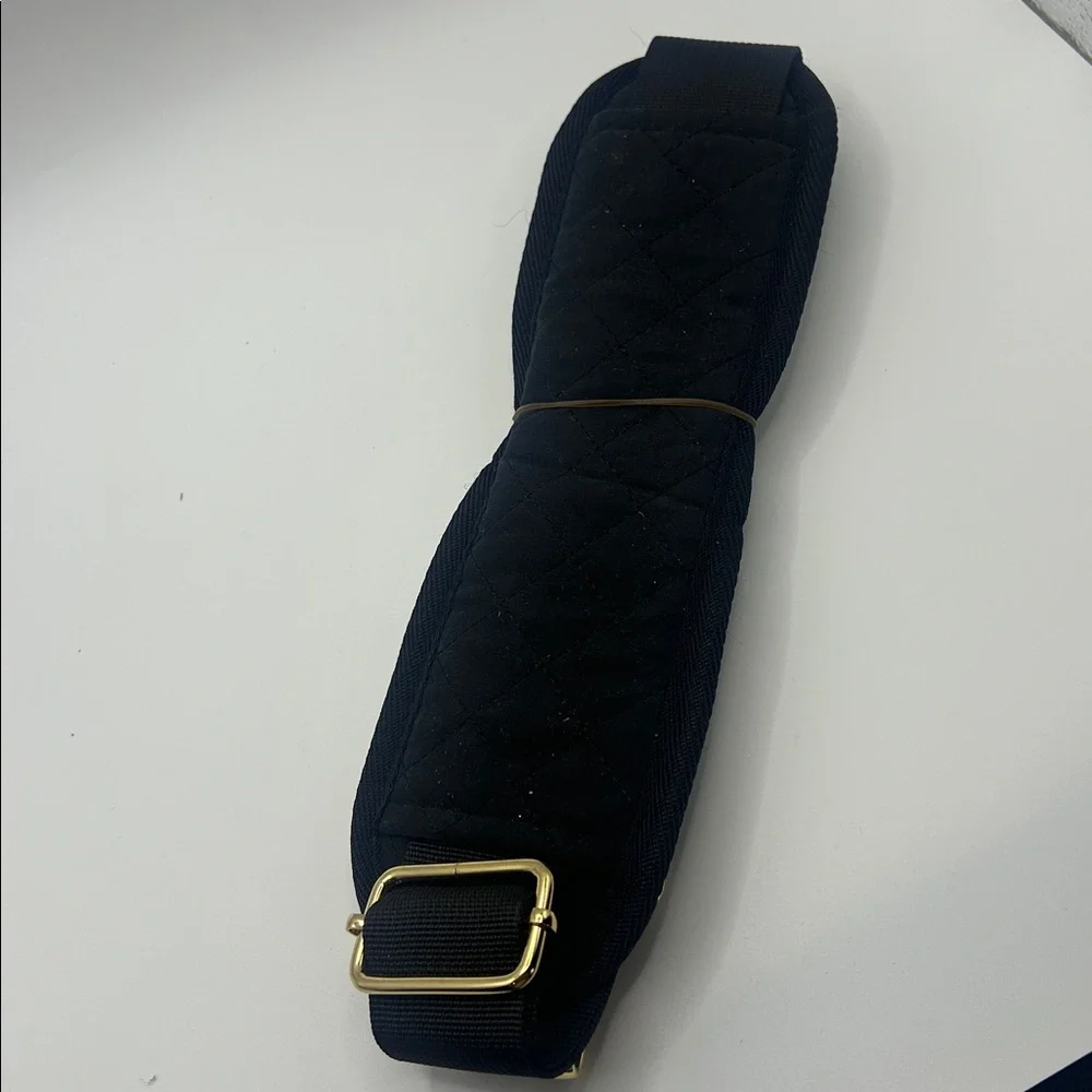 Universal Black Adjustable padded Shoulder Strap gold hardware replacement
